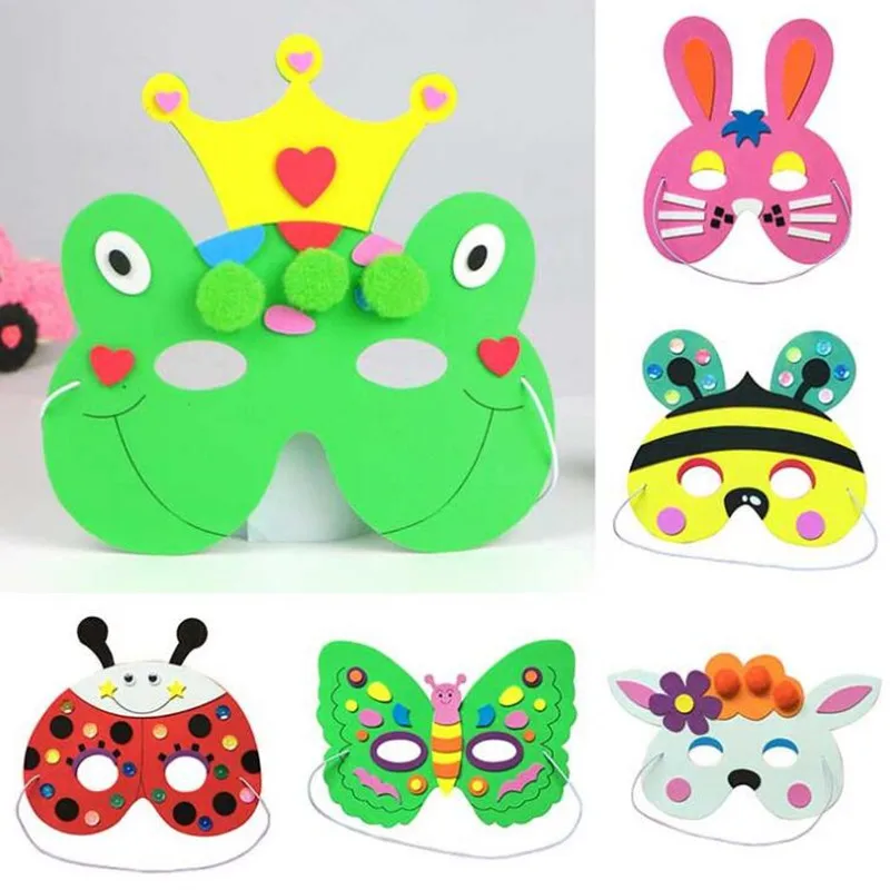 Cartoon DIY Handmade EVA Animal Mask Frog Butterfly Rabbit Masks Role Play Props Masquerade Party Supplies Christmas
Cartoon DIY Handmade EVA Animal Mask Frog Butterfly Rabbit Masks Role Play Props Masquerade Party Supplies Christmas