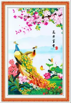 Needlework,DIY Ribbon Cross stitch Set for ribbon Embroidery kit,peacock bird forest scenic Cross-Stitch paint wall home decor
Needlework,DIY Ribbon Cross stitch Set for ribbon Embroidery kit,peacock bird forest scenic Cross-Stitch paint wall home decor