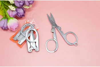 200pcs Portable folding scissors stainless steel small scissors for travel wen6393
200pcs Portable folding scissors stainless steel small scissors for travel wen6393