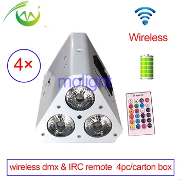 Wireless dmx Par Battery Uplighting with IRC remote control 3*18w LED DJ Uplights RGBWA UV 6in1 LED Disco Wedding Uplights
Wireless dmx Par Battery Uplighting with IRC remote control 3*18w LED DJ Uplights RGBWA UV 6in1 LED Disco Wedding Uplights