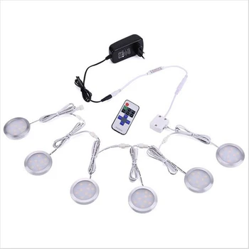 Linkable Under Cabinet LED Lighting 12V Dimmable Puck Lights with Wireless RF Remote Control Power Adapter for Kitchen Lighting
Linkable Under Cabinet LED Lighting 12V Dimmable Puck Lights with Wireless RF Remote Control Power Adapter for Kitchen Lighting