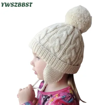 Baby Hat for Girls Kids Crochet Beanies with Ear Cap Baby Boys Hats Winter Baby Caps with pom pom Knit hats 0-3 Years old
Baby Hat for Girls Kids Crochet Beanies with Ear Cap Baby Boys Hats Winter Baby Caps with pom pom Knit hats 0-3 Years old