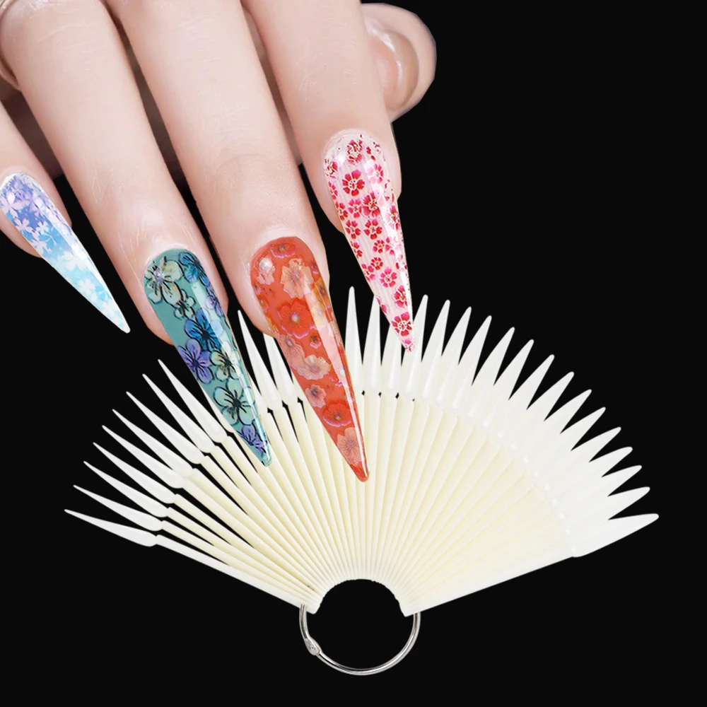 40pcs False Nails With Ring Detachable Stiletto White Transparent Natural Display Tips For Nails Extension Manicure LA1503-1
40pcs False Nails With Ring Detachable Stiletto White Transparent Natural Display Tips For Nails Extension Manicure LA1503-1
