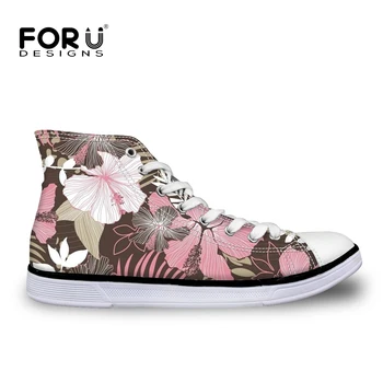 FORUDESIGNS Female High Top Lace-up Casual Shoes Fashion Tropical Banana Leaves Women Vulcanize Canvas Shoes Tenis Feminino 2018
FORUDESIGNS Female High Top Lace-up Casual Shoes Fashion Tropical Banana Leaves Women Vulcanize Canvas Shoes Tenis Feminino 2018