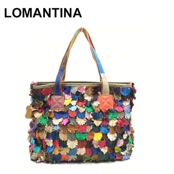 LOMANTINA Bag Handbags Women Famous Brand New Sheepskin Genuine Leather Casual Tote Large Capacity Female Colorful Purses
LOMANTINA Bag Handbags Women Famous Brand New Sheepskin Genuine Leather Casual Tote Large Capacity Female Colorful Purses