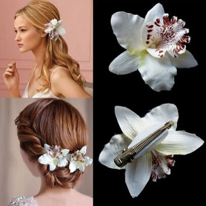 Bohemia Style Bridal Flower Orchid Leopard Hair Clip Beauty Hairpins Barrette Wedding Decoration Hair Accessories Beach Hairwear
Bohemia Style Bridal Flower Orchid Leopard Hair Clip Beauty Hairpins Barrette Wedding Decoration Hair Accessories Beach Hairwear