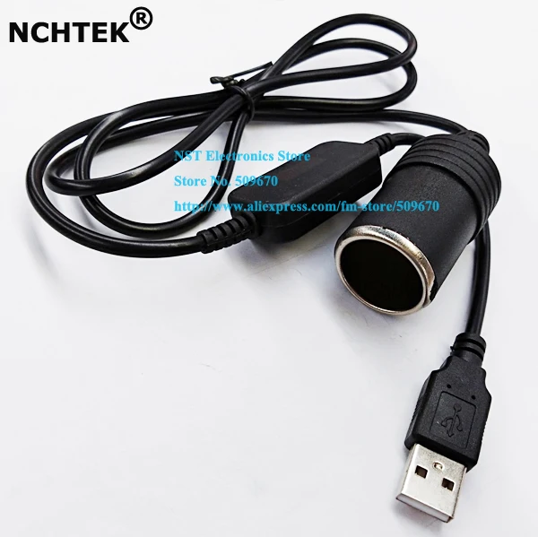 NCHTEK USB 2.0 A Male to Car Cigarette Lighter Female Plug Power Connector Cord/Cable About 1M/Free shipping/1PC
NCHTEK USB 2.0 A Male to Car Cigarette Lighter Female Plug Power Connector Cord/Cable About 1M/Free shipping/1PC