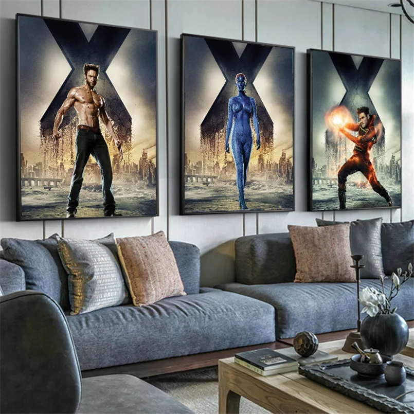 Cartoon X-MAN movie poster canvas Painting Decor Wall Pictures Art Posters and Prints Canvas Painting for pub bar cafe
Cartoon X-MAN movie poster canvas Painting Decor Wall Pictures Art Posters and Prints Canvas Painting for pub bar cafe