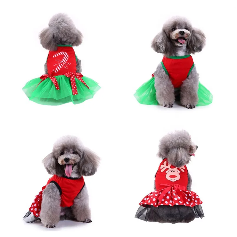 Фото Новогодняя одежда для собак S/M/L/XL Рождественский костюм милые - купить