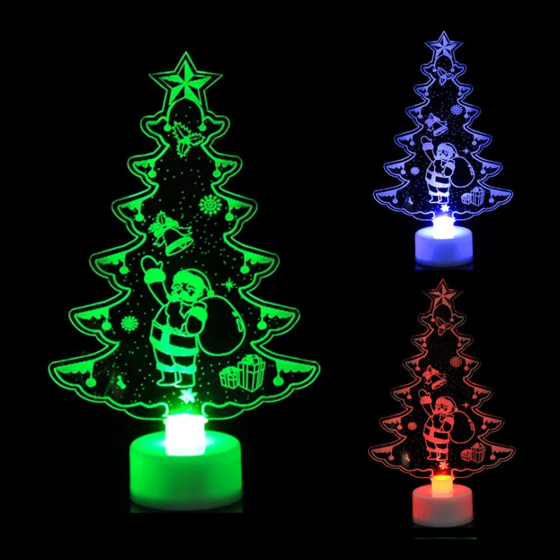 

Colorful Led Decorative Lights New Year's Products Christmas Tree Decorations Party Supplies Adornos De Navidad Para Casa