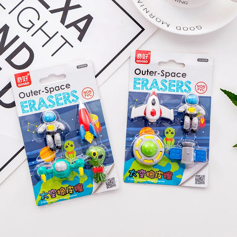 Creative Cartoon Novelty Eraser, 1set Outer Space Kawaii Spaceman Cute Alien Student Gift Stationery Set Boy's Gift
Creative Cartoon Novelty Eraser, 1set Outer Space Kawaii Spaceman Cute Alien Student Gift Stationery Set Boy's Gift