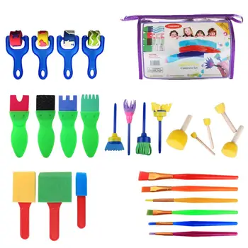 26 PCS/Set Children's Brush EVA Sponge Seal Sponge Brush Painting Set DIY Sponge Art Supplies Brushes Seal
26 PCS/Set Children's Brush EVA Sponge Seal Sponge Brush Painting Set DIY Sponge Art Supplies Brushes Seal