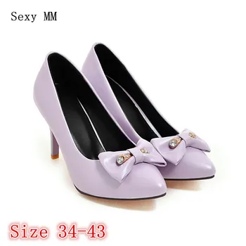 High Heels Ladies High Heel Shoes Women Pumps Stiletto Woman Party Wedding Shoes Kitten Heels Plus Size 34 - 40 41 42 43
High Heels Ladies High Heel Shoes Women Pumps Stiletto Woman Party Wedding Shoes Kitten Heels Plus Size 34 - 40 41 42 43