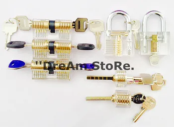 New Arrival 7 Pcs Transparent Cutaways Practice Lock Factory Sale High Quality Made In CHina
New Arrival 7 Pcs Transparent Cutaways Practice Lock Factory Sale High Quality Made In CHina