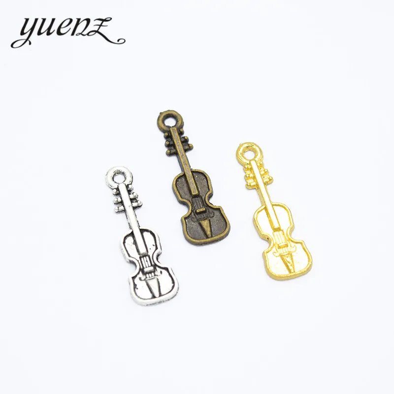 YuenZ 30pcs 3 colour Antique silver Plated Charms guitar Pendants for Jewelry Making DIY Handmad 24*7mm P129
YuenZ 30pcs 3 colour Antique silver Plated Charms guitar Pendants for Jewelry Making DIY Handmad 24*7mm P129