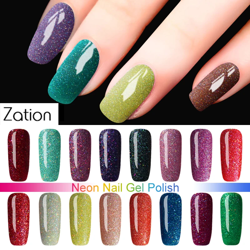 Zation Neon Soak Off Glitter Effect Nail Polish Color Bling Nail Polish Top Base Primer Led Lamp Set Cheap Gel Varnish Nail Art
Zation Neon Soak Off Glitter Effect Nail Polish Color Bling Nail Polish Top Base Primer Led Lamp Set Cheap Gel Varnish Nail Art