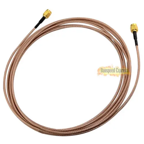 

RF Coax RP-SMA Male to RP SMA Male Extension Wi-Fi Jumper Pigtail Cable RG316 3m