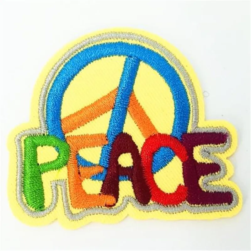 Clothing diy embroidery yellow badge iron on patch deal with it PEACE patches for clothe badge stickers fabric free shipping
Clothing diy embroidery yellow badge iron on patch deal with it PEACE patches for clothe badge stickers fabric free shipping