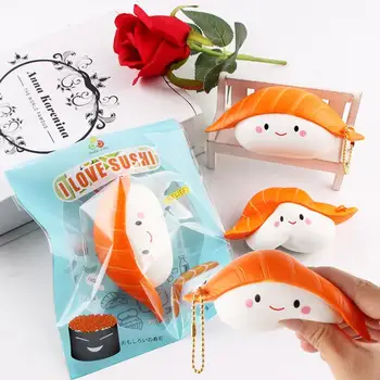 Sushi Scented skuishy Slow Rising Fun Toy Relieve Stress Cure Gift Lovely Fun Kids Kawaii kids Adult Toy Stress Reliever Decor
Sushi Scented skuishy Slow Rising Fun Toy Relieve Stress Cure Gift Lovely Fun Kids Kawaii kids Adult Toy Stress Reliever Decor