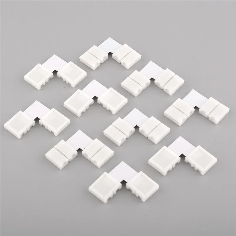 10pcs/lot 4pin RGB L Shape LED Connector Clip For Connecting Corner Angle 5050 RGB LED Strip Light Solderless PCB Board 10mm
10pcs/lot 4pin RGB L Shape LED Connector Clip For Connecting Corner Angle 5050 RGB LED Strip Light Solderless PCB Board 10mm