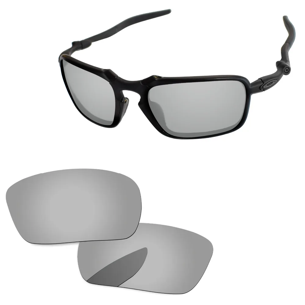 Chrome Silver Mirror Polarized Replacement Lenses For Badman Sunglasses Frame 100% UVA & UVB Protection
Chrome Silver Mirror Polarized Replacement Lenses For Badman Sunglasses Frame 100% UVA & UVB Protection
