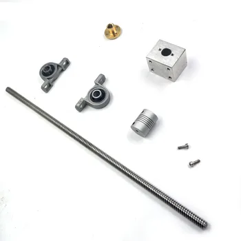 T8 Lead Screw Kit, 200mm Length 8mm Dia Horizontal 8mm Lead Screw Rod & Pillow Block Mounted Bearing for 3D Printer Set of 6
T8 Lead Screw Kit, 200mm Length 8mm Dia Horizontal 8mm Lead Screw Rod & Pillow Block Mounted Bearing for 3D Printer Set of 6