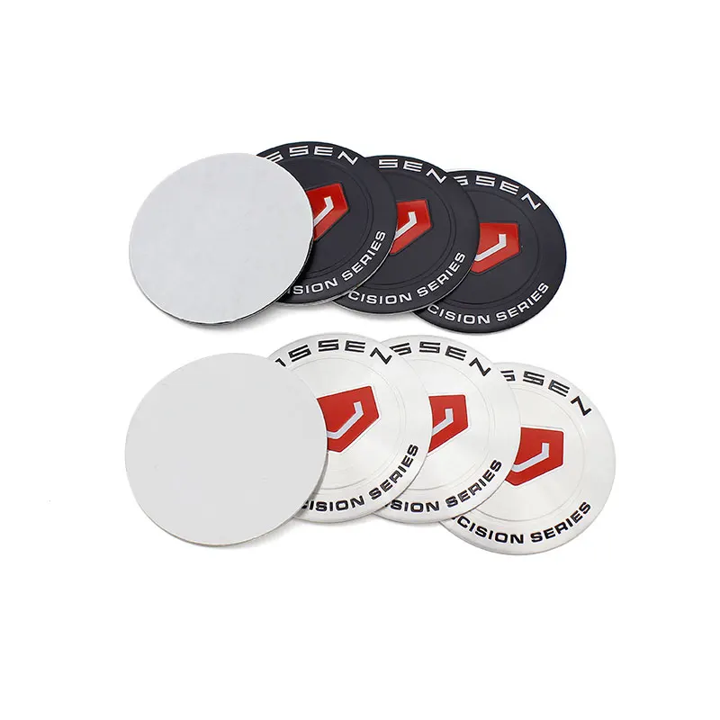 4PCS 56\65mm Car Logo Emblem Tire Wheel Center Rim Hub Caps Covers Stickers For VOSSEN Auto Wheel Center Caps