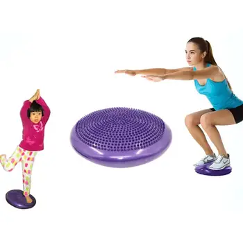 PVC Inflatable Yoga Massage Ball Fitness Yoga Balancing Ball Pad Training Cushion Stability Exercise Point Massage Mat Ball
PVC Inflatable Yoga Massage Ball Fitness Yoga Balancing Ball Pad Training Cushion Stability Exercise Point Massage Mat Ball