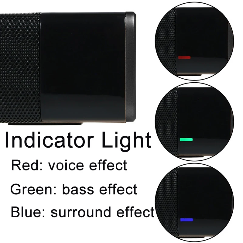 VTIN Wireless Bluetooth 5.0 Speaker Portable Soundbar Super Bass Stereo Loudspeaker Long-Standby with Touch NFC Black AUX (6)