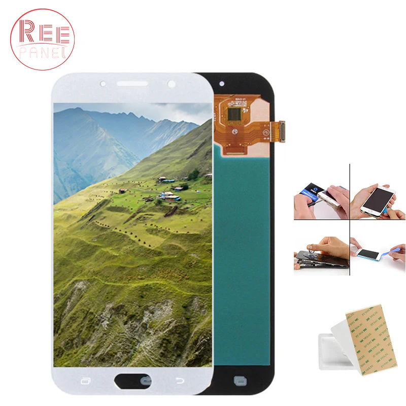 Warranty 5.7'' Super AMOLED LCD for SAMSUNG Galaxy A7 2017 LCD Display A720 A720F A720M A720Y LCD Touch Screen Replacement Parts
Warranty 5.7'' Super AMOLED LCD for SAMSUNG Galaxy A7 2017 LCD Display A720 A720F A720M A720Y LCD Touch Screen Replacement Parts