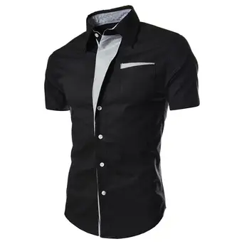 High Quality Men Fashion Slim Fit Turn Down Collar Summer Short Sleeve Button Down Shirt
High Quality Men Fashion Slim Fit Turn Down Collar Summer Short Sleeve Button Down Shirt