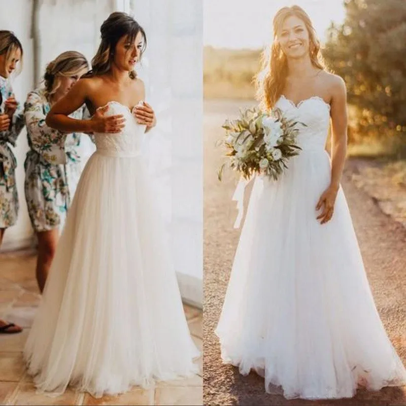 New Arrival A-Line Boho Wedding Dresses 2019 White wedding dress beach vestido novia suknia slubna Cheap wedding dress
New Arrival A-Line Boho Wedding Dresses 2019 White wedding dress beach vestido novia suknia slubna Cheap wedding dress