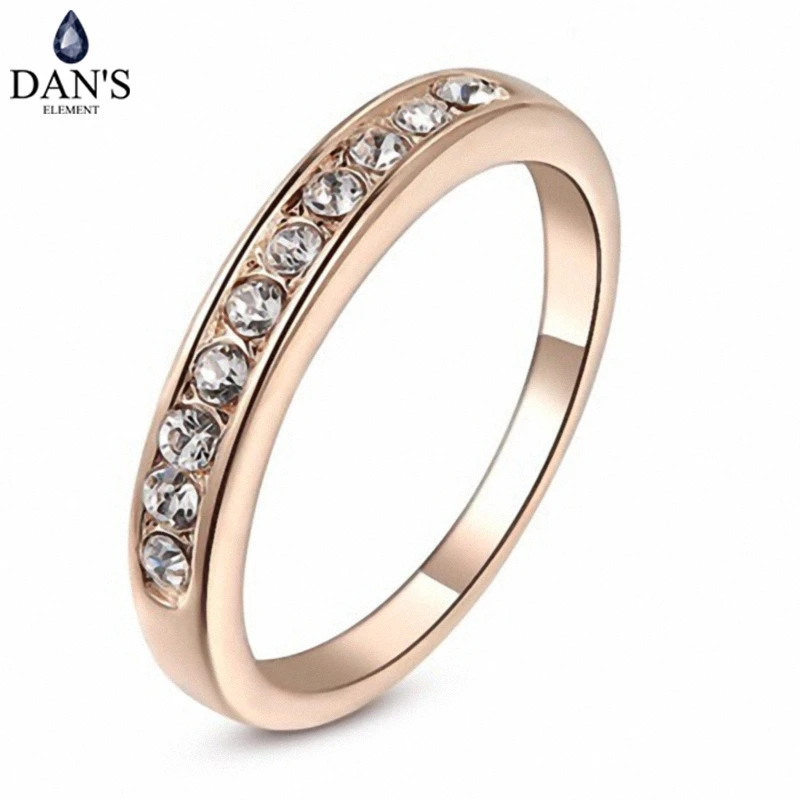 DAN'S ELEMENT Fashion Classic Copper Gold Color Zirconia Austrian Crystals Wedding Rings for Women Full Sizes Fi-RG91645
DAN'S ELEMENT Fashion Classic Copper Gold Color Zirconia Austrian Crystals Wedding Rings for Women Full Sizes Fi-RG91645