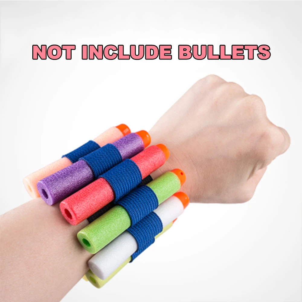 COOL Toy Gun eva bullet wristband For Nerf Gun soft bullet holder professional player bullet accessories outdoor game equipment
COOL Toy Gun eva bullet wristband For Nerf Gun soft bullet holder professional player bullet accessories outdoor game equipment