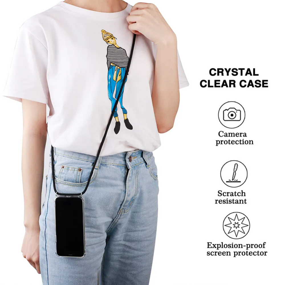 For Huawei Mate 20 20X Lite Case Crossbody Phone Necklace Rope Anti-Fall Case For Huawei P20 P20 Pro P20 Lite P30 P30 Pro Lite
For Huawei Mate 20 20X Lite Case Crossbody Phone Necklace Rope Anti-Fall Case For Huawei P20 P20 Pro P20 Lite P30 P30 Pro Lite