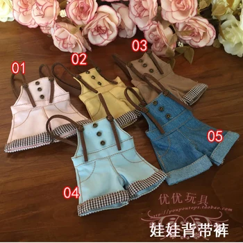 

Free shipping Doll's Overalls Bib Pants T-Shirt doll clothes Doll accessories for Blythe/DAL/Pullip/Momoko/Azone girl play house
