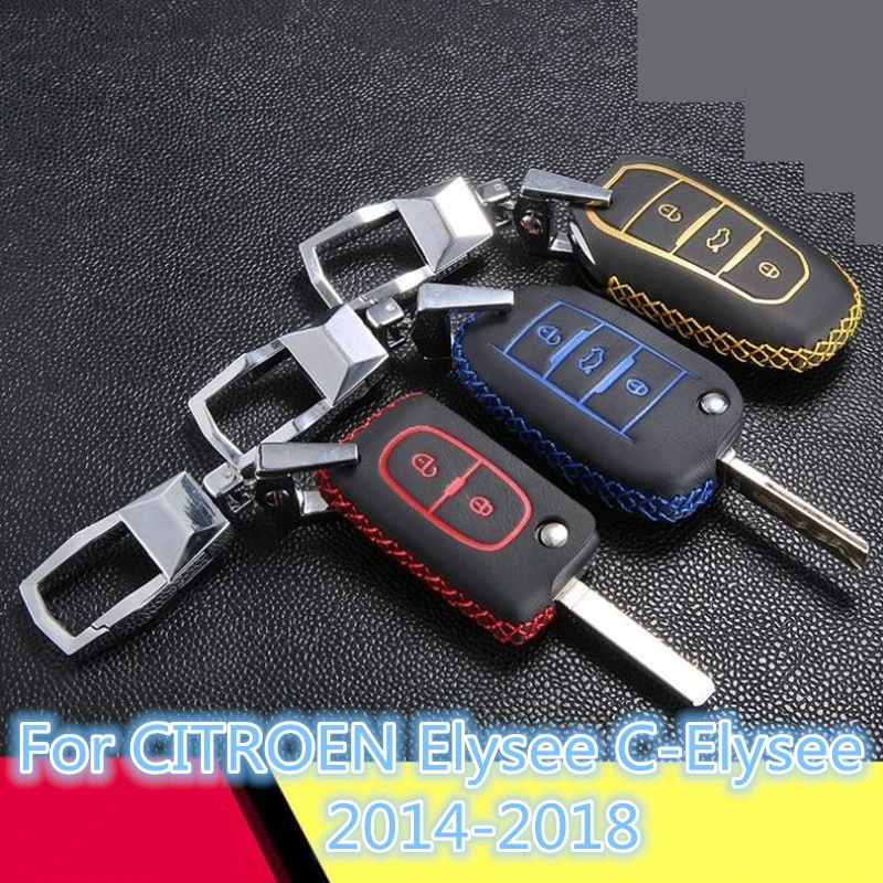 leather Car Key Cover Zinc Alloy+Leather Case Bag Keychain Skin Set Car accessories For CITROEN Elysee C-Elysee 2014-2018
leather Car Key Cover Zinc Alloy+Leather Case Bag Keychain Skin Set Car accessories For CITROEN Elysee C-Elysee 2014-2018