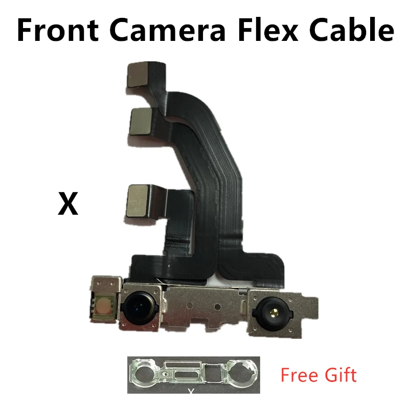 Front Facing Camera for iPhone X Front Camera with Proximity Light Sensor Flex Cable Replacement With Free Gifts
Front Facing Camera for iPhone X Front Camera with Proximity Light Sensor Flex Cable Replacement With Free Gifts