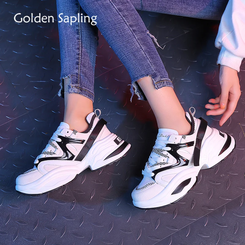Golden Sapling Women Running Shoes Platform Women's Sneakers Breathable Air Mesh Comfortable Sneakers Woman Fitness Sport Shoes
Golden Sapling Women Running Shoes Platform Women's Sneakers Breathable Air Mesh Comfortable Sneakers Woman Fitness Sport Shoes