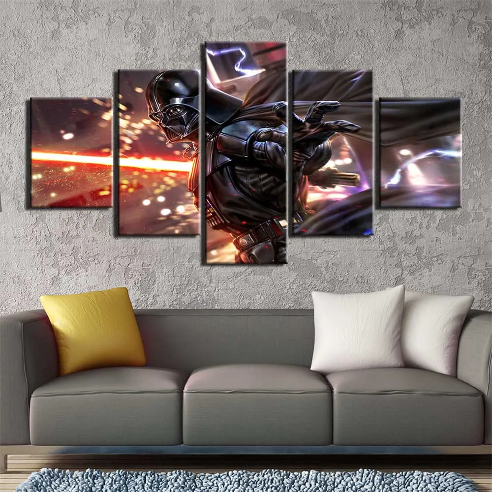 Modular 5 pieces canvas Wall art painting Movie Star Wars Darth Vader Picture wall pictures for living room posters and prints
Modular 5 pieces canvas Wall art painting Movie Star Wars Darth Vader Picture wall pictures for living room posters and prints