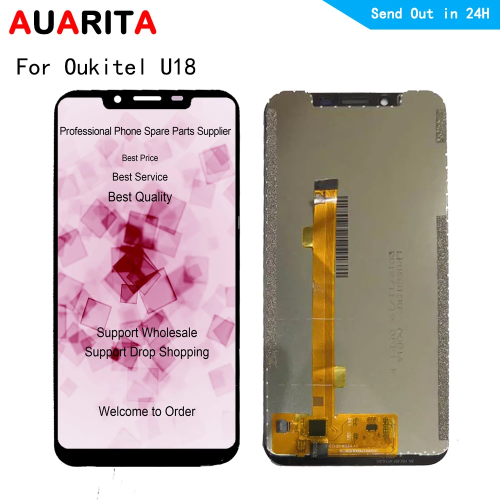 5.85'' LCD For Oukitel U18 LCD Display Touch panel Screen Digitizer Assembly Phone Accessories For Oukitel U18 LCDs With Tools
5.85'' LCD For Oukitel U18 LCD Display Touch panel Screen Digitizer Assembly Phone Accessories For Oukitel U18 LCDs With Tools