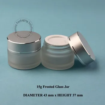 20pcs/Lot Promotion 15g Frosted Glass Cream Jar Empty Hot Facial Cream Bottle Women Cosmetic Vial Container Small Packaging
20pcs/Lot Promotion 15g Frosted Glass Cream Jar Empty Hot Facial Cream Bottle Women Cosmetic Vial Container Small Packaging
