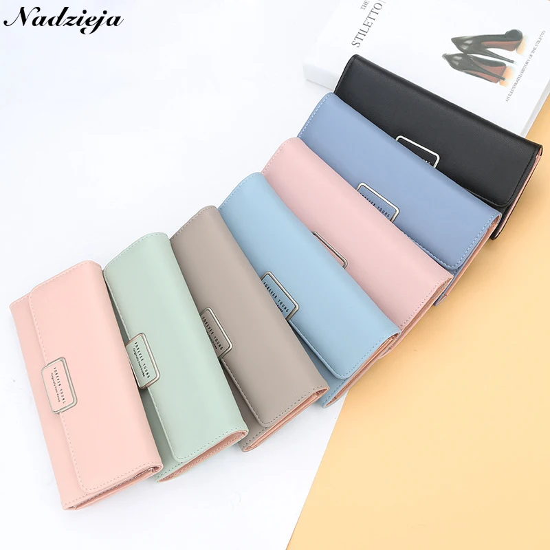 Baellerry Women‘s Long Wallet Clutch bag Candy Color Purse Long Style Women Wallets Fashion Carteira Large Capacity Card Holders
Baellerry Women‘s Long Wallet Clutch bag Candy Color Purse Long Style Women Wallets Fashion Carteira Large Capacity Card Holders