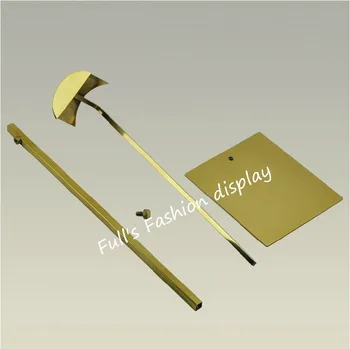 Golden Stainless steel high- grade bags display holder adjustable handbag display stand
Golden Stainless steel high- grade bags display holder adjustable handbag display stand