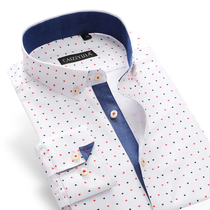 Popular Printed Men Casual Shirts Button-down Classic Long Sleeve Non-Iron Soft Patchwork Slim Fit Business Men Dress Shirt
Popular Printed Men Casual Shirts Button-down Classic Long Sleeve Non-Iron Soft Patchwork Slim Fit Business Men Dress Shirt