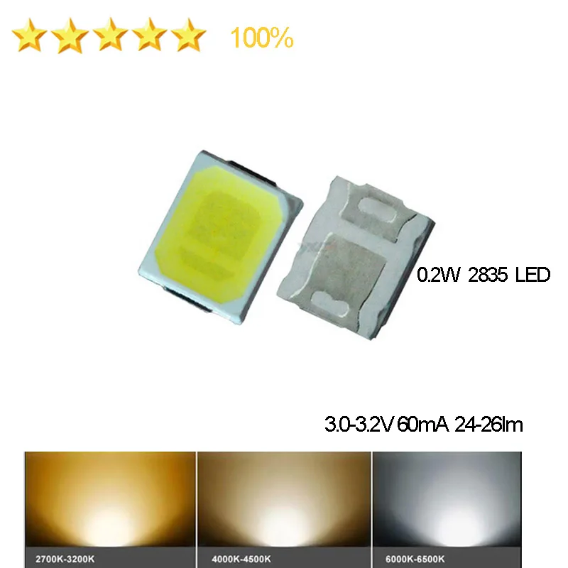 100Pcs Factory Outlets R80 SDM LED 2835 Epistar LED Chip 0.2w 6000k, 120lm/w free drop shipping
100Pcs Factory Outlets R80 SDM LED 2835 Epistar LED Chip 0.2w 6000k, 120lm/w free drop shipping
