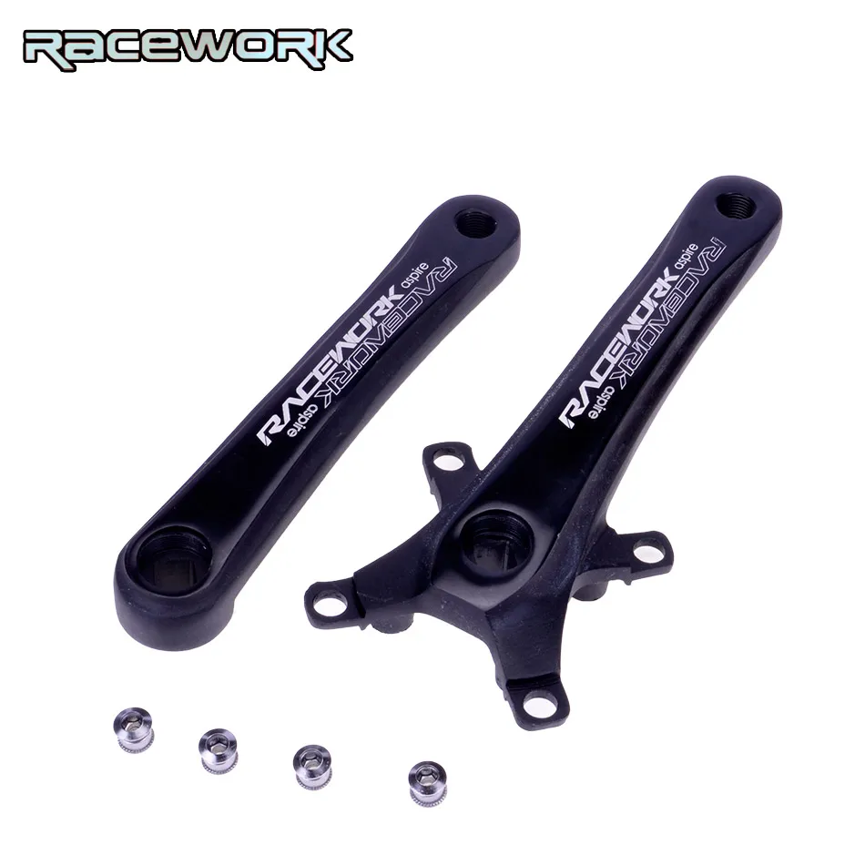 

RACEWORK Fahrrad kurbel kettenblatt 104BCD MTB Bike Kurbel Aluminium Legierung Mit Boden Kurbel 170mm platte rot Bicycle crank