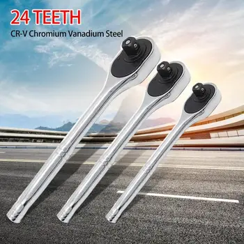 24 Teeth Ratchet Spanner Quick Release Socket Driver Allen Wrench Spanner Hand Tool For Vehicle Bicycle Bike Repair Tools
24 Teeth Ratchet Spanner Quick Release Socket Driver Allen Wrench Spanner Hand Tool For Vehicle Bicycle Bike Repair Tools