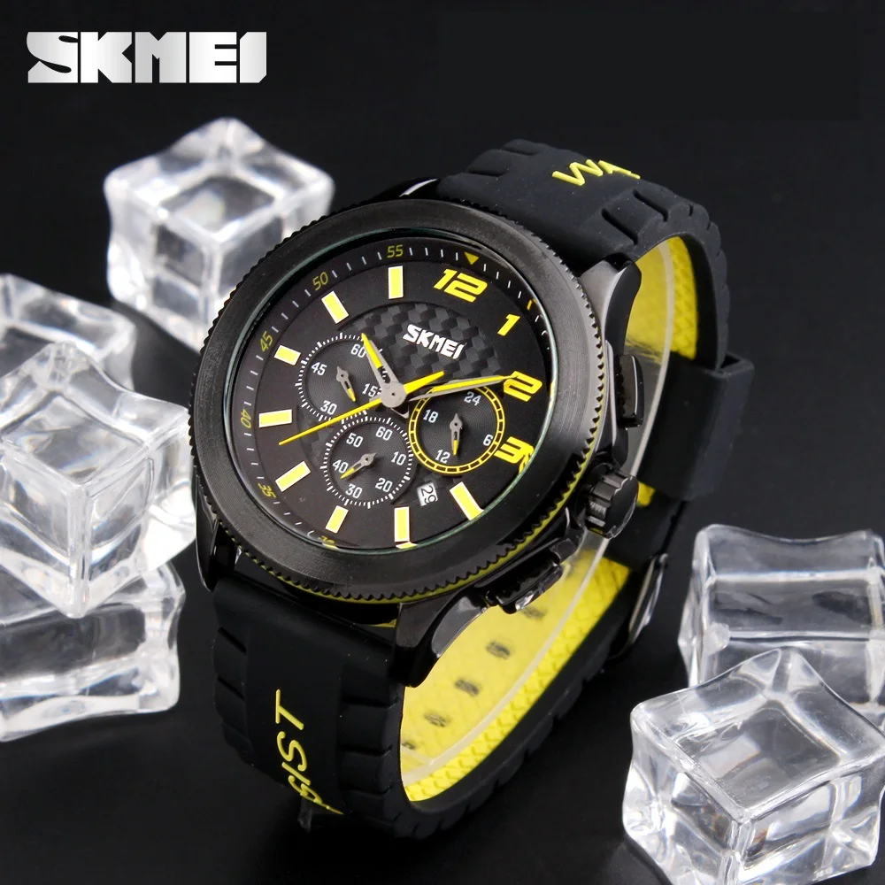 Men's Quartz Chronograph Watch Men Sport Watch SKMEI Luxury Brand Fashion Relojes Date Relogio Masculino Multi-function Wristwat
Men's Quartz Chronograph Watch Men Sport Watch SKMEI Luxury Brand Fashion Relojes Date Relogio Masculino Multi-function Wristwat