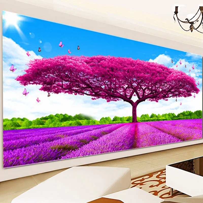 Full Drill, Diamond Embroidery, Diamond Painting, Diamond Mosaic Cross Stitch Kit,Landscape, Lavender, Happy Tree, Wall Decor
Full Drill, Diamond Embroidery, Diamond Painting, Diamond Mosaic Cross Stitch Kit,Landscape, Lavender, Happy Tree, Wall Decor